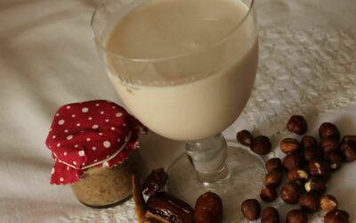 hacer leche de avellanas casera sin lactosa con utensilio chufamix