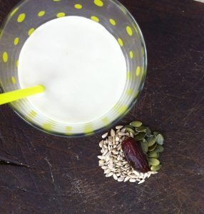 receta vegana leche de pipas