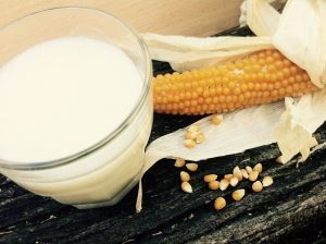 receta vegana de leche de maiz con Vegan Milker