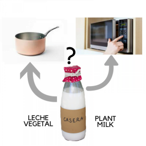 Se puede calentar la leche de almendras?